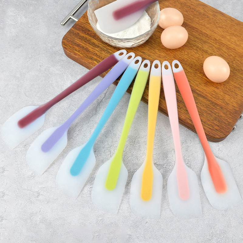 Kitchen Baking Must Haves - 2 Größen Silikon-Schaber Hitzebeständig Antihaftbeschichtet Flexibler