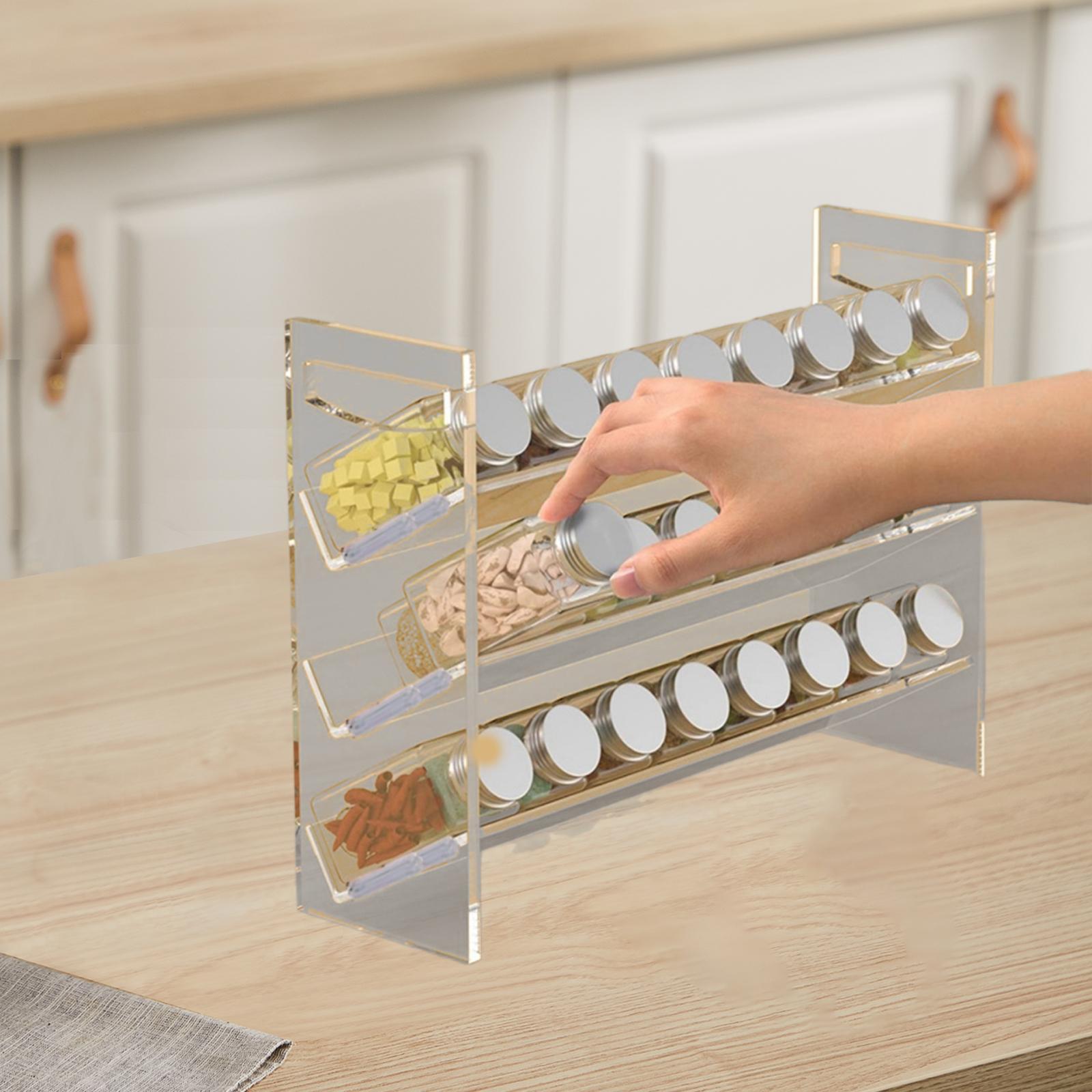 Kitchen Baking Cupboard - Acryl-Gewürzregal, Parfüm-Organizer, Ständer, Küchenaufbewahrungslösung für Küche,