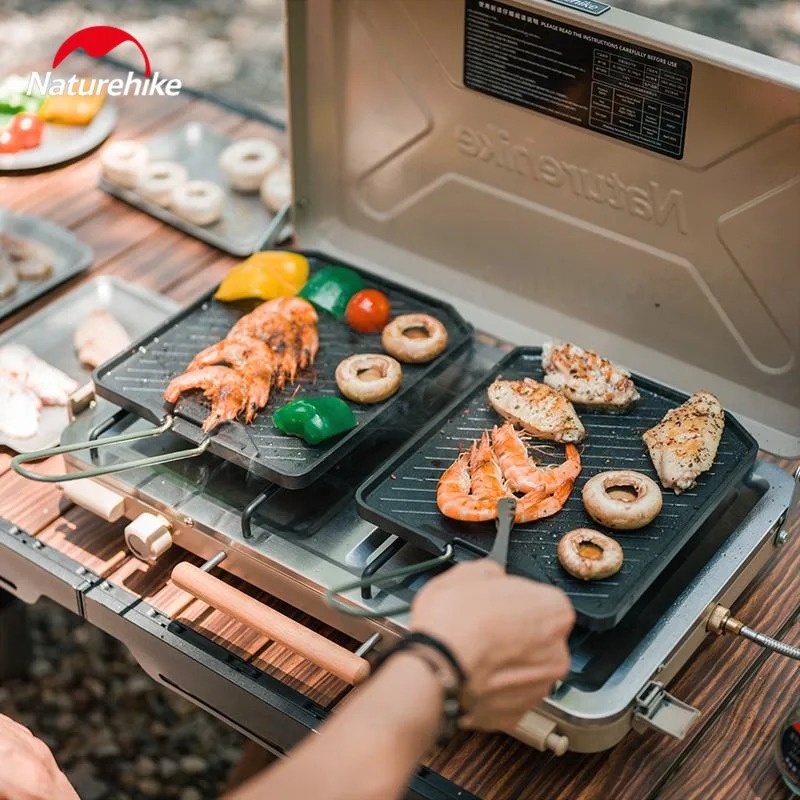 Kitchen Baking Tray Organiser - Naturehike Camping-Bratpfanne, Kochgeschirr, zusammenklappbare Antihaft-Pfanne, für