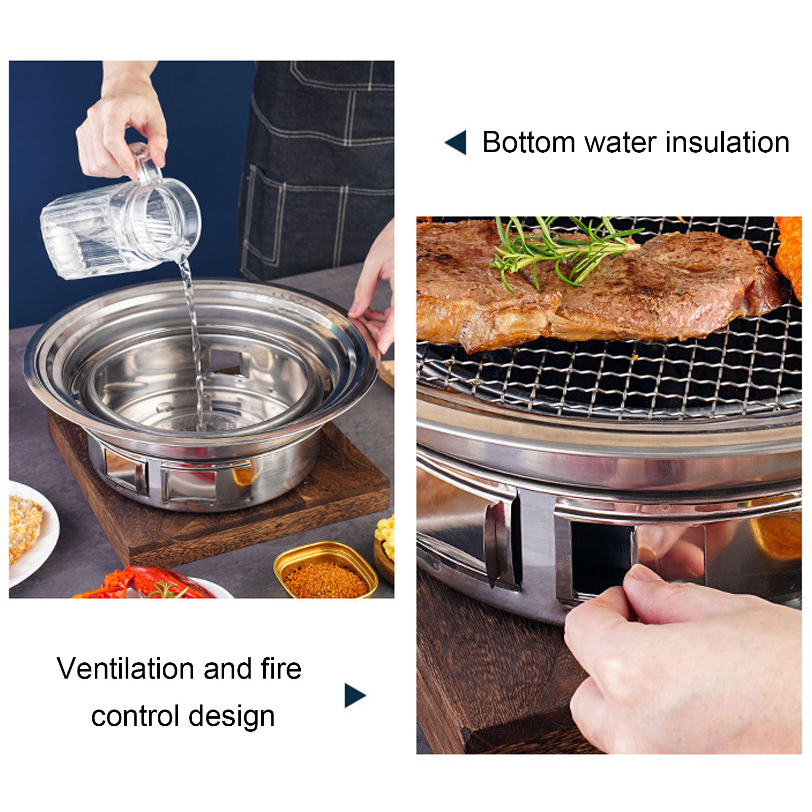 Thai Barbecue Grillpfanne Thai – Kitchen Baking Tray Organiser Bewertung und Preis