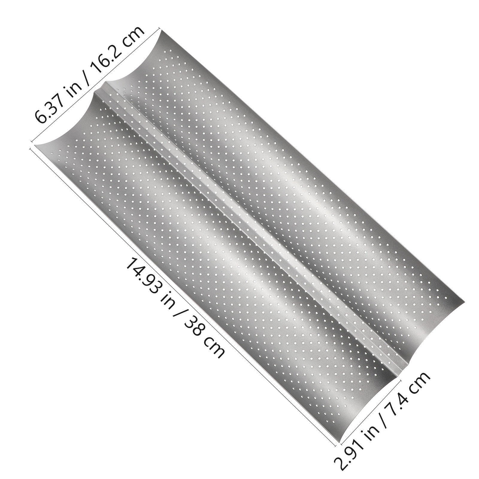 Baguette-Backform mit 2 Fächer – Commercial Kitchen Baking Oven Bewertung und Preis