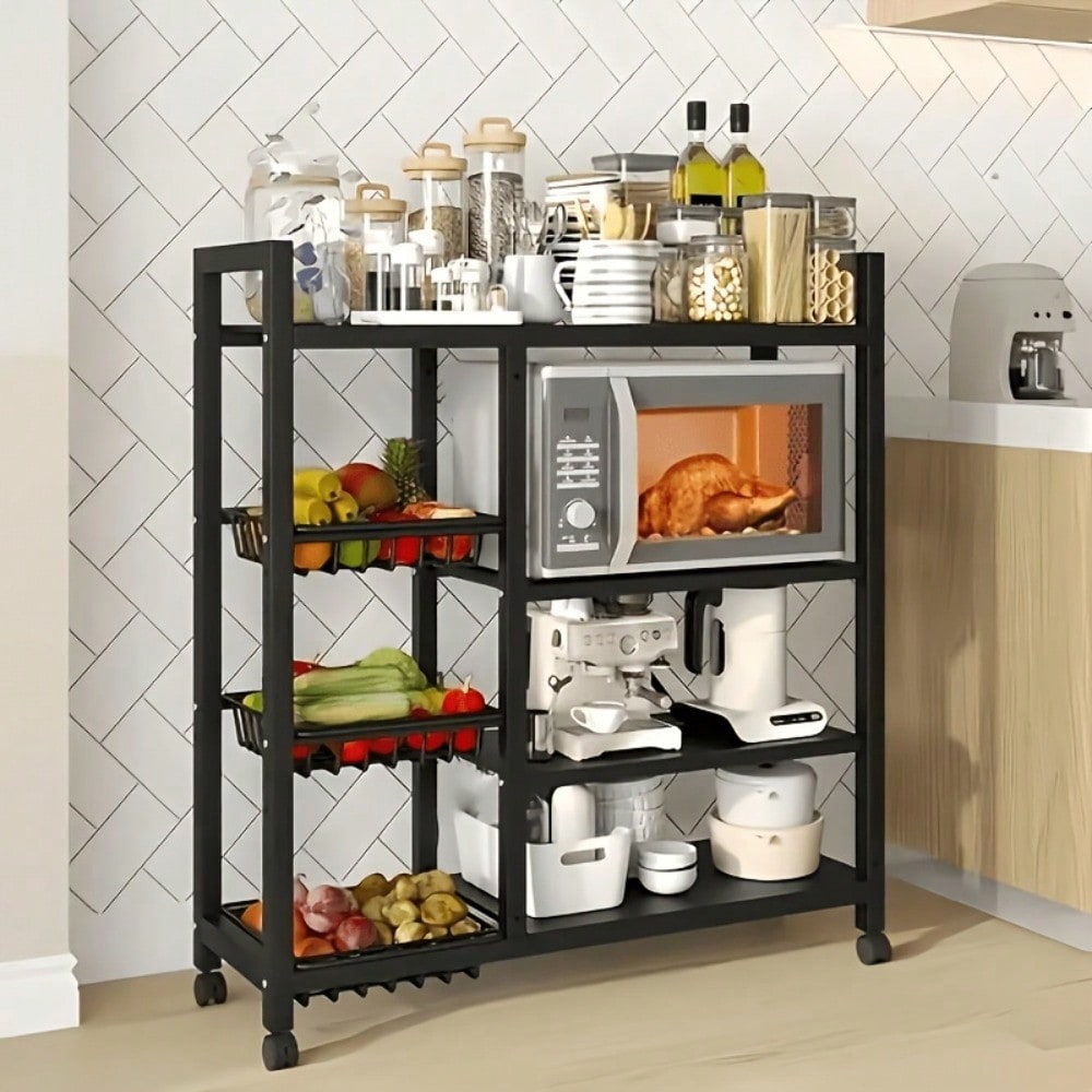 Bewegliches Küchenregal mit gr – Kitchen Baking Island Bewertung und Preis