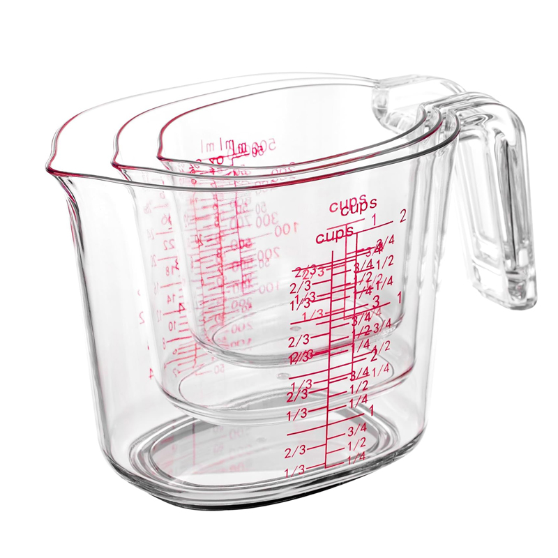 1Cup, 2Cup, 4Cup Transparente, – Kitchen Baking Kit Bewertung und Preis