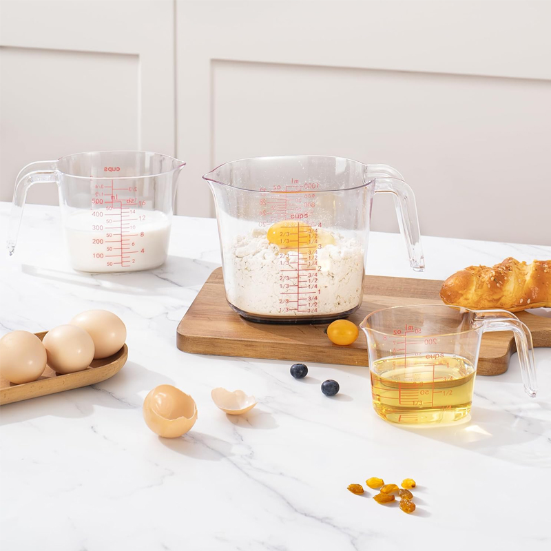 1Cup, 2Cup, 4Cup Transparente, – Kitchen Baking Kit Bewertung und Preis