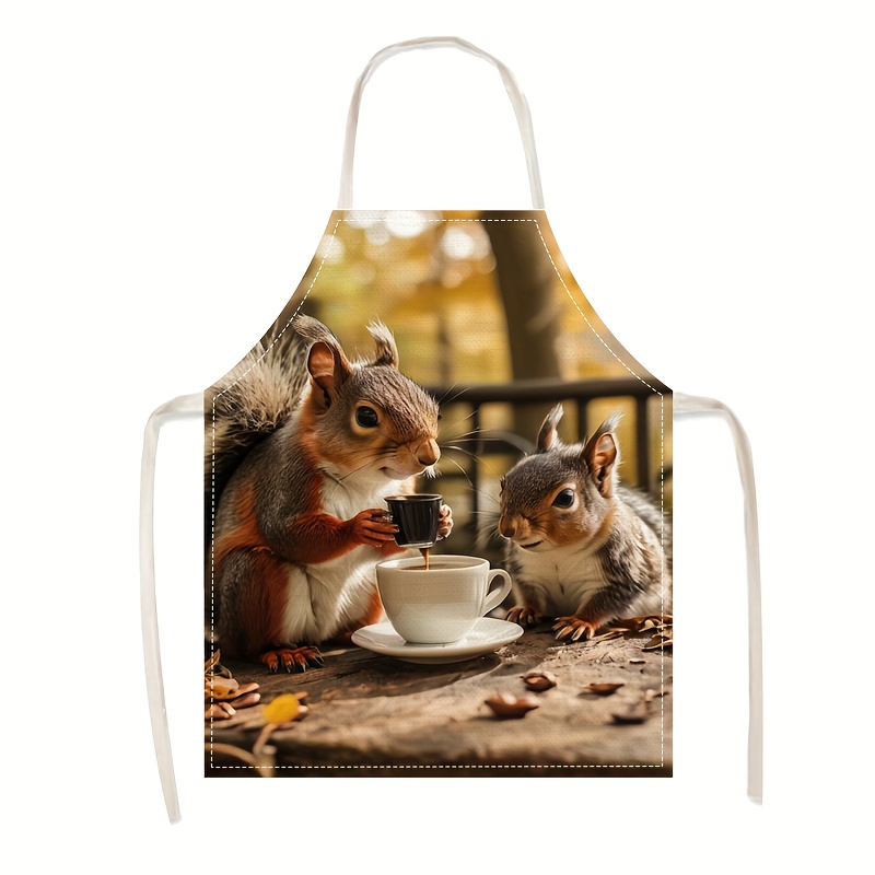 Leinen-Schürze mit Eichhörnche – Kitchen Baking Gift Ideas Bewertung und Preis