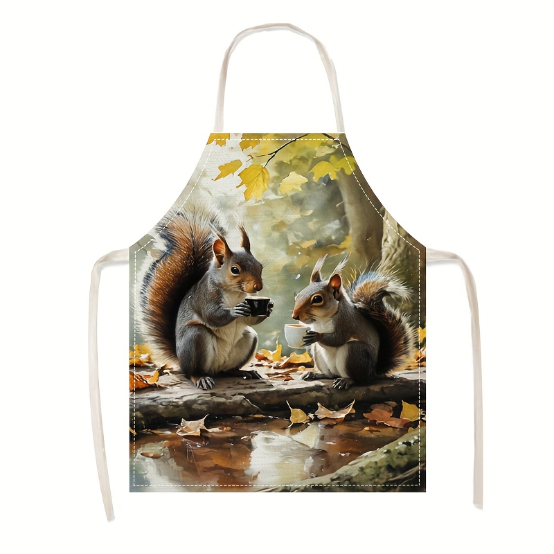 Leinen-Schürze mit Eichhörnche – Kitchen Baking Gift Ideas Bewertung und Preis