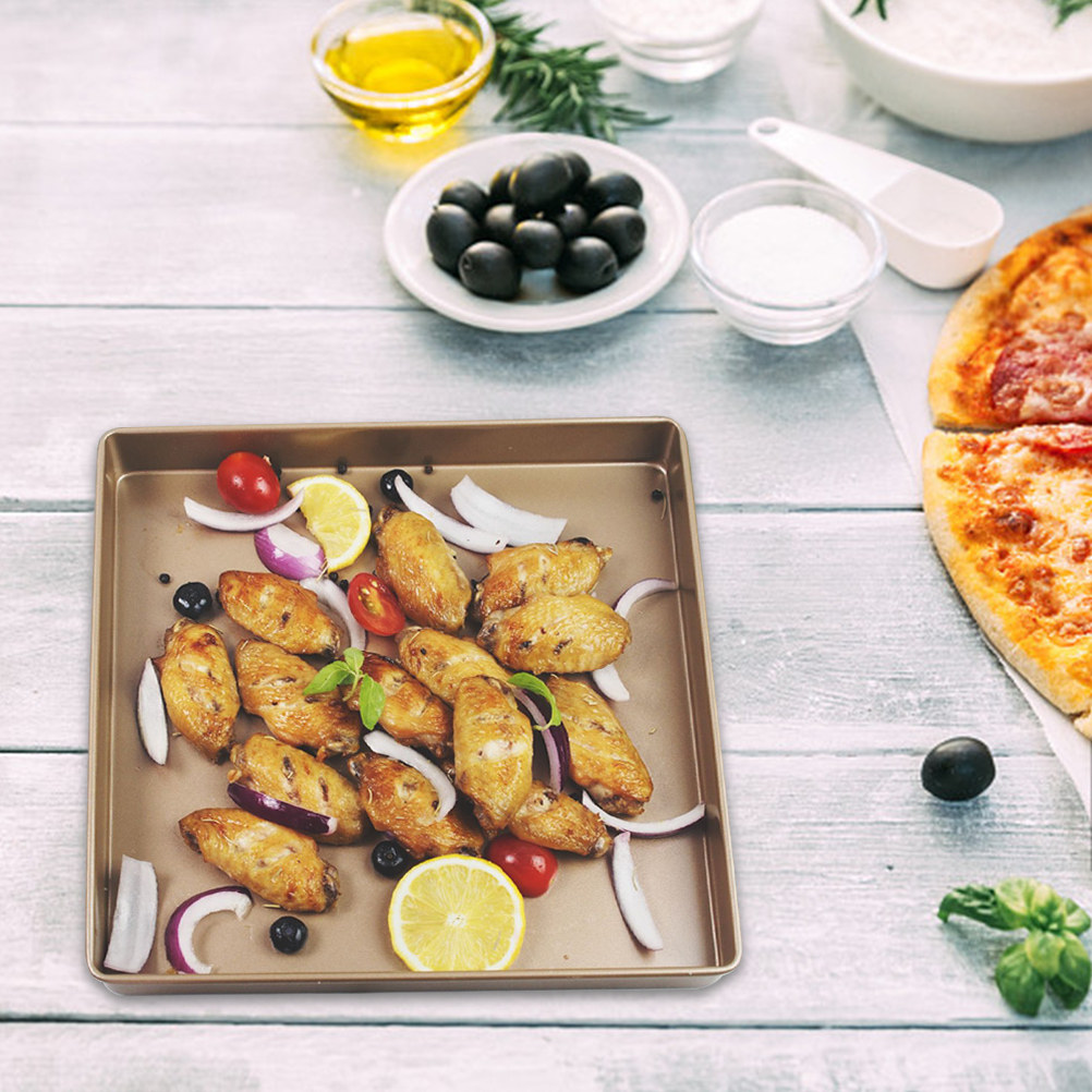 Quadratische Pizza-Backform An – Kitchen Baking Tray Bewertung und Preis