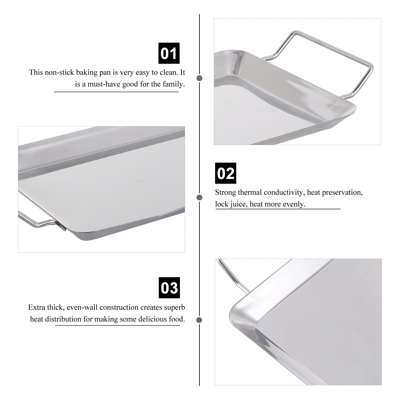 1 Stück Premium Edelstahl-Gril – Kitchen Baking Tray Organiser Bewertung und Preis