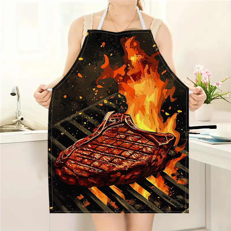 1 Stück BBQ-Steak-Schürze mit  – Kitchen Baking Gift Ideas Bewertung und Preis