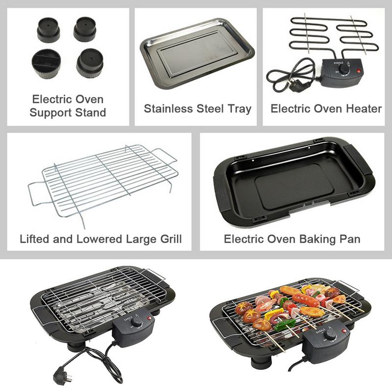 Haushalt Rauchfreien Grill 200 – Kitchen Baking Tray Organiser Bewertung und Preis