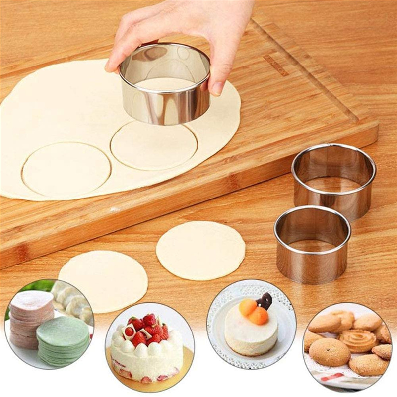 5PCS Runde Edelstahl Keks Form – Kitchen Baking Utensils Bewertung und Preis