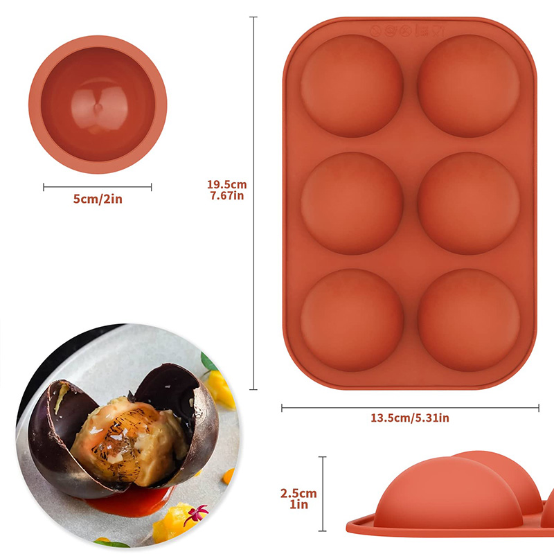 Halbkreisförmige Silikonformen – Kitchen Baking Utensils Bewertung und Preis