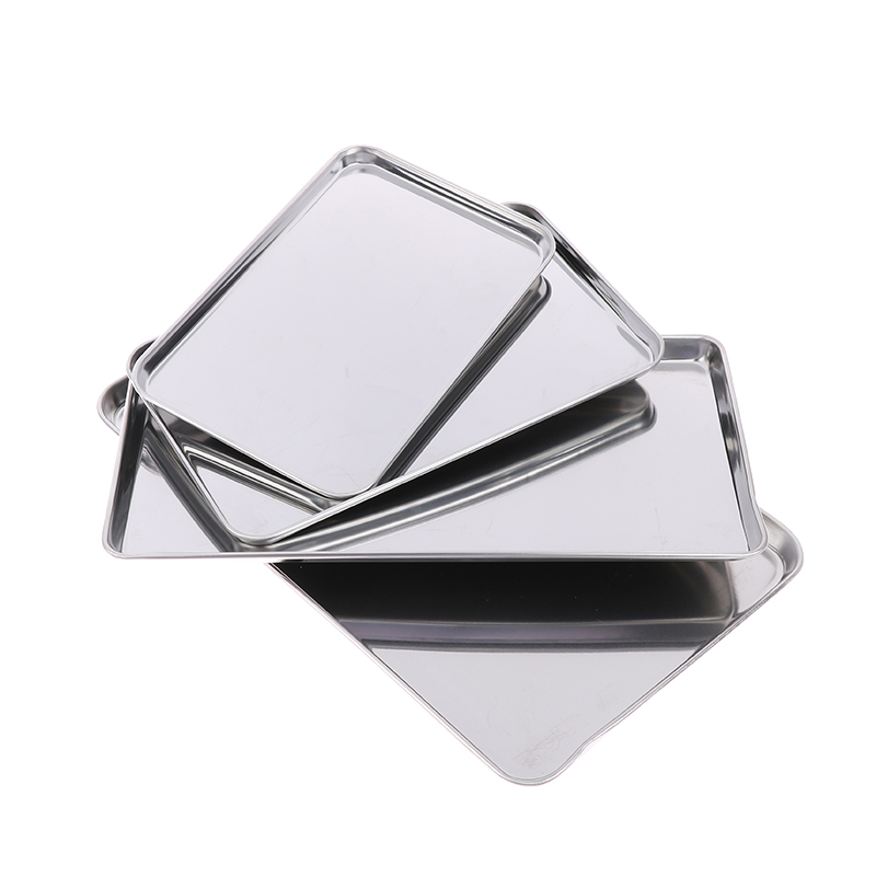 1pc Edelstahl Tablett Rechteck – Kitchen Baking Tray Organiser Bewertung und Preis