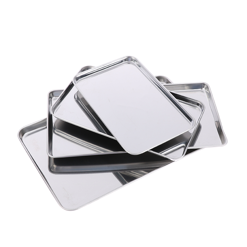 1pc Edelstahl Tablett Rechteck – Kitchen Baking Tray Organiser Bewertung und Preis