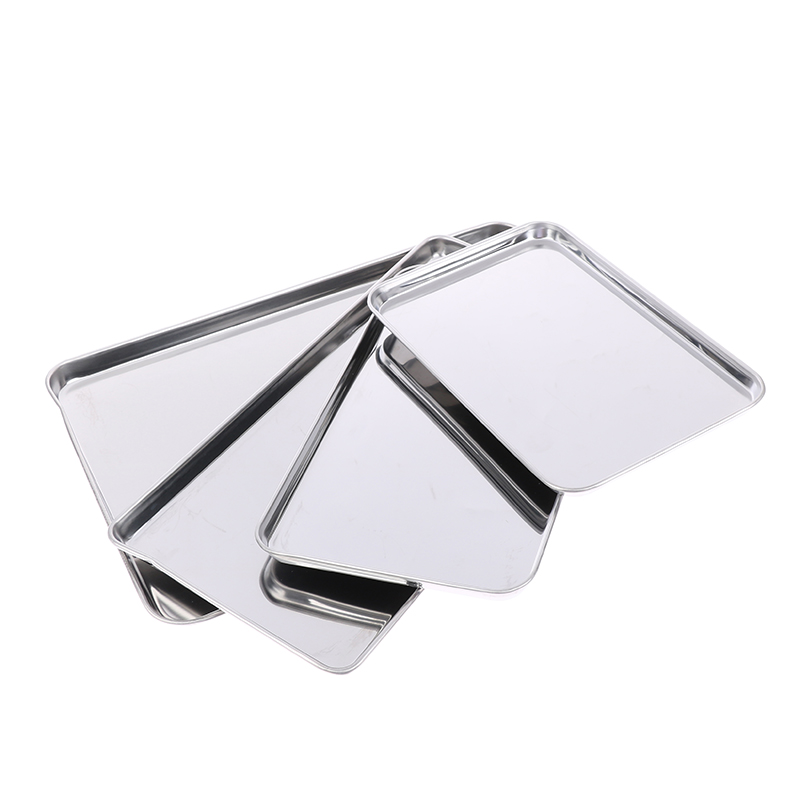 1pc Edelstahl Tablett Rechteck – Kitchen Baking Tray Organiser Bewertung und Preis