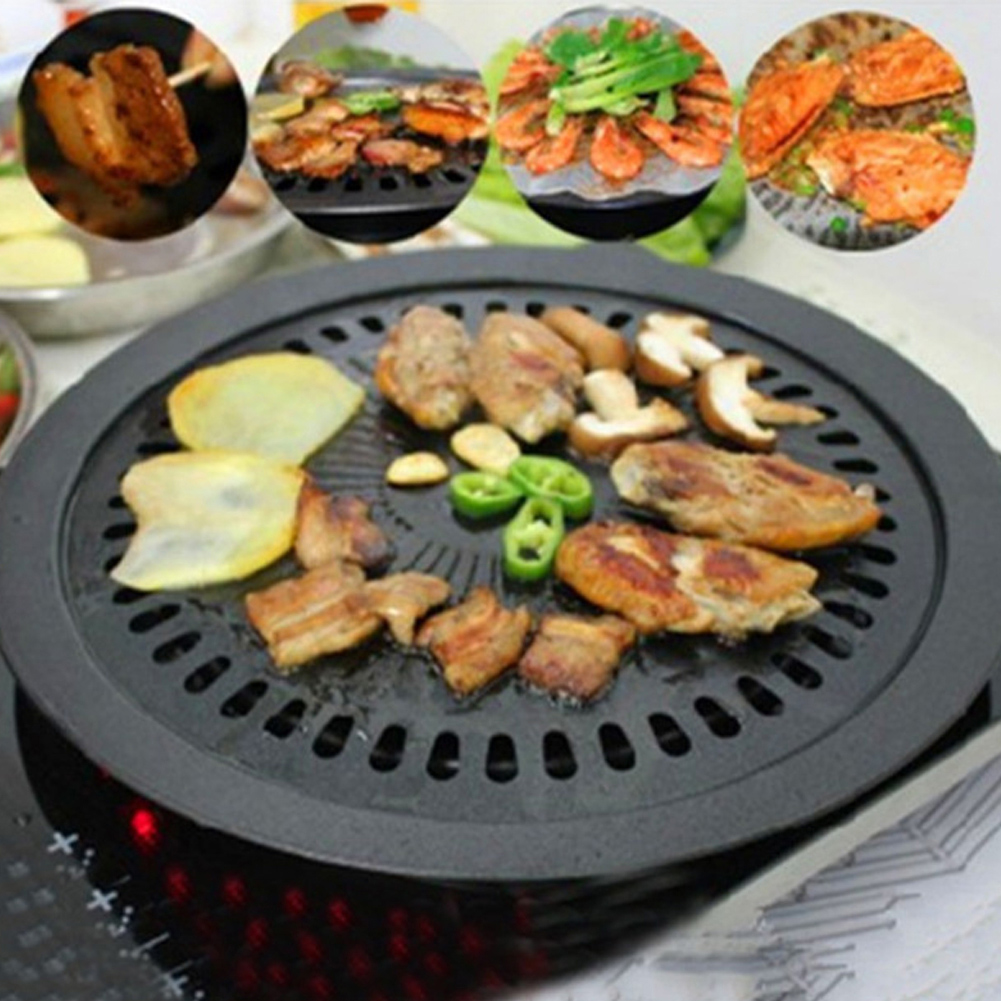 Rauchfreie Grillpfanne Gas Hau – Kitchen Baking Tray Organiser Bewertung und Preis