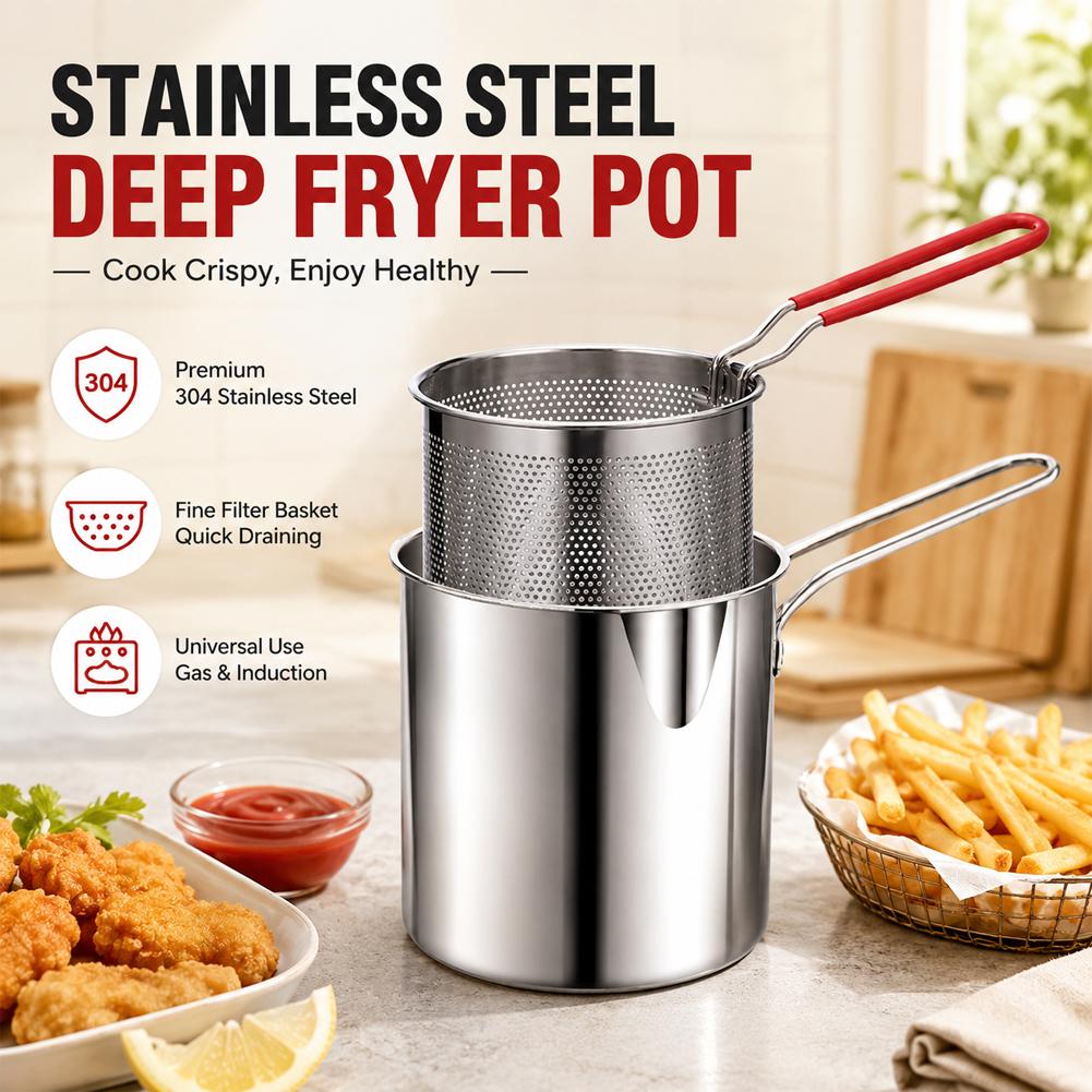 Edelstahl-Frittiertopf mit Sie – Miniature Baking Kitchen Bewertung und Preis